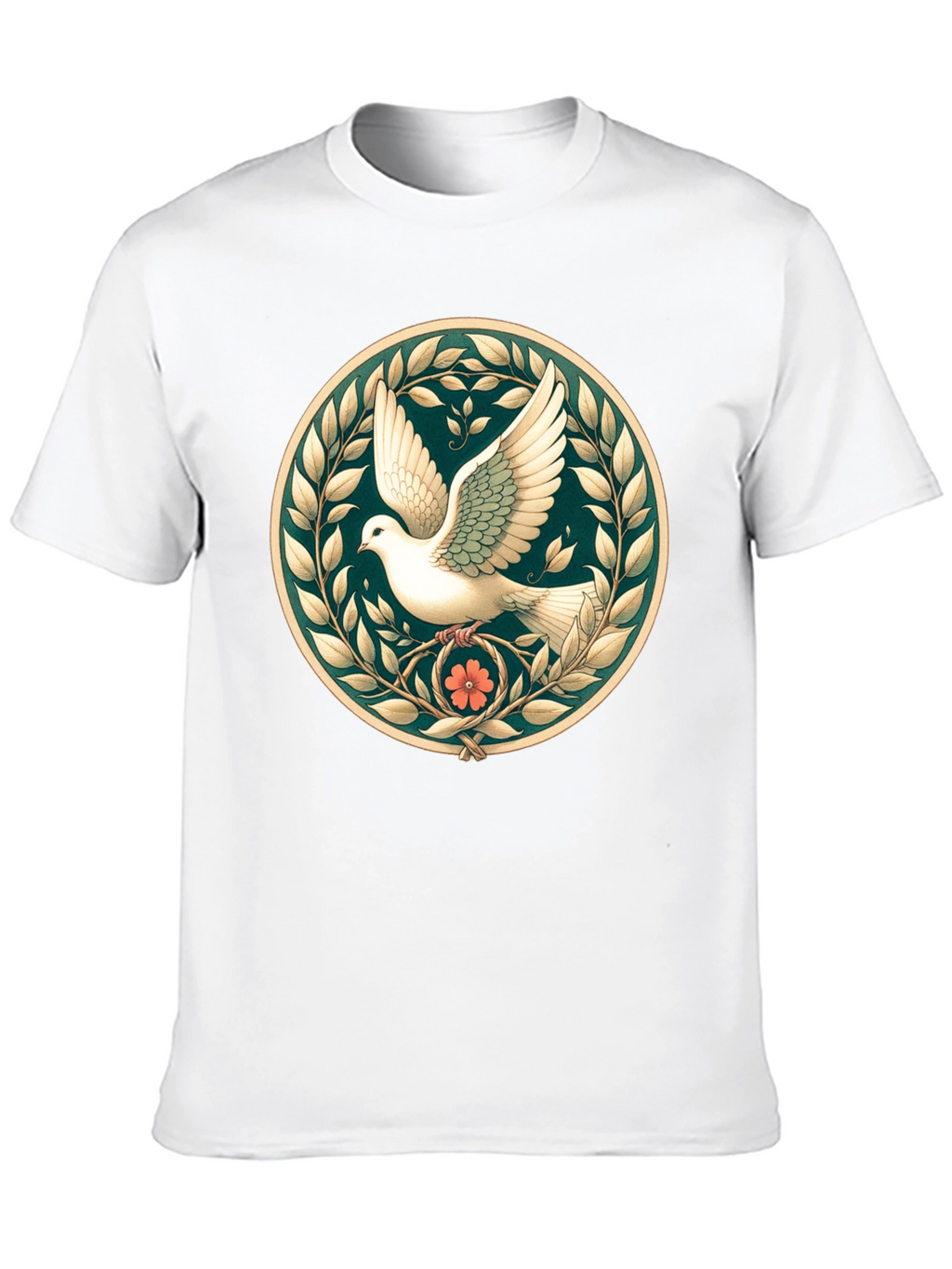 Peace Dove Graphic Tee - Black Unisex Shirt