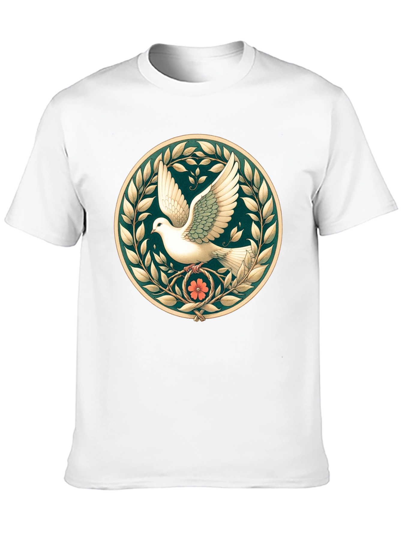 Peace Dove Graphic Tee - Black Unisex Shirt