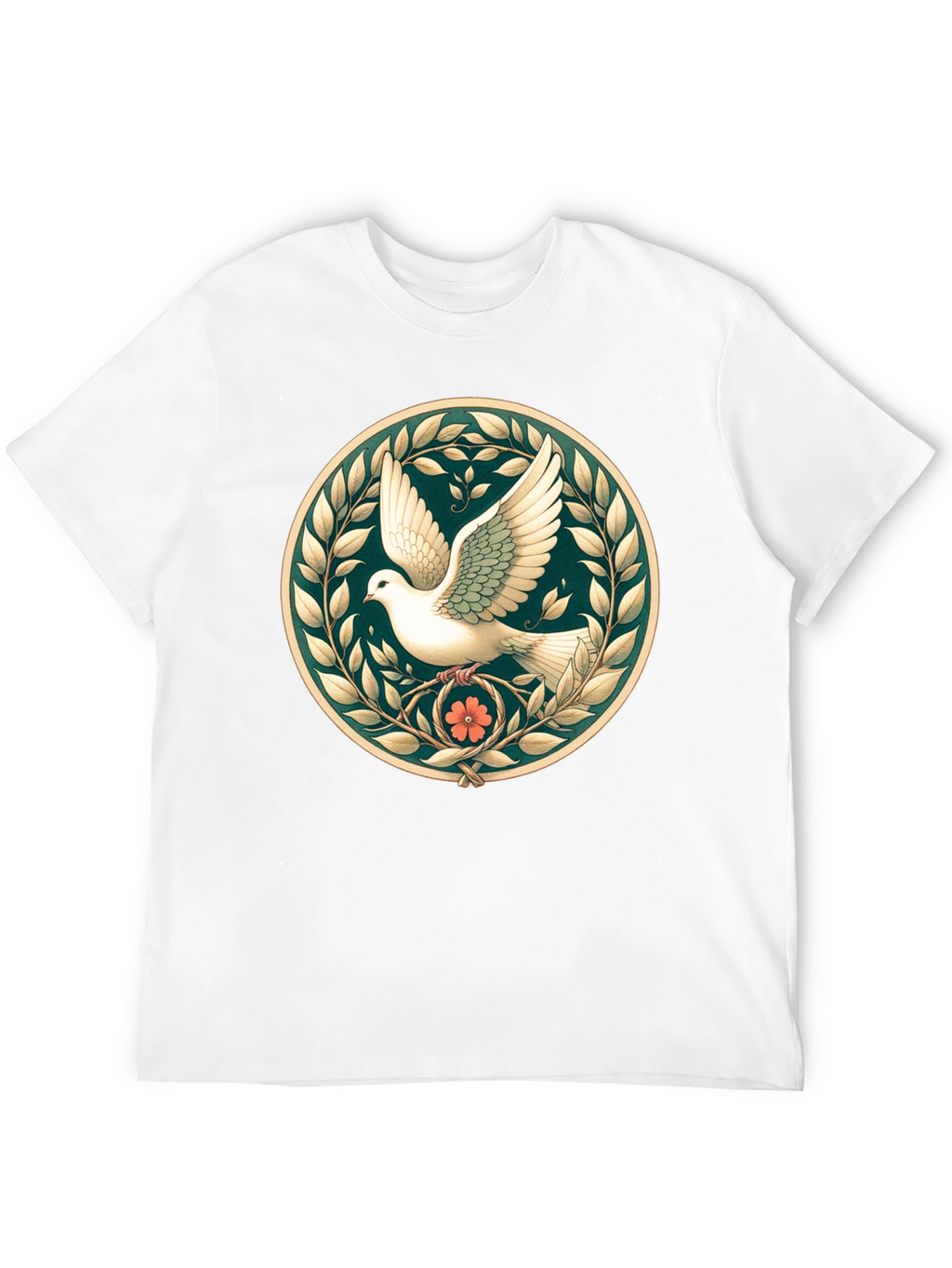 Peace Dove Graphic Tee - Black Unisex Shirt