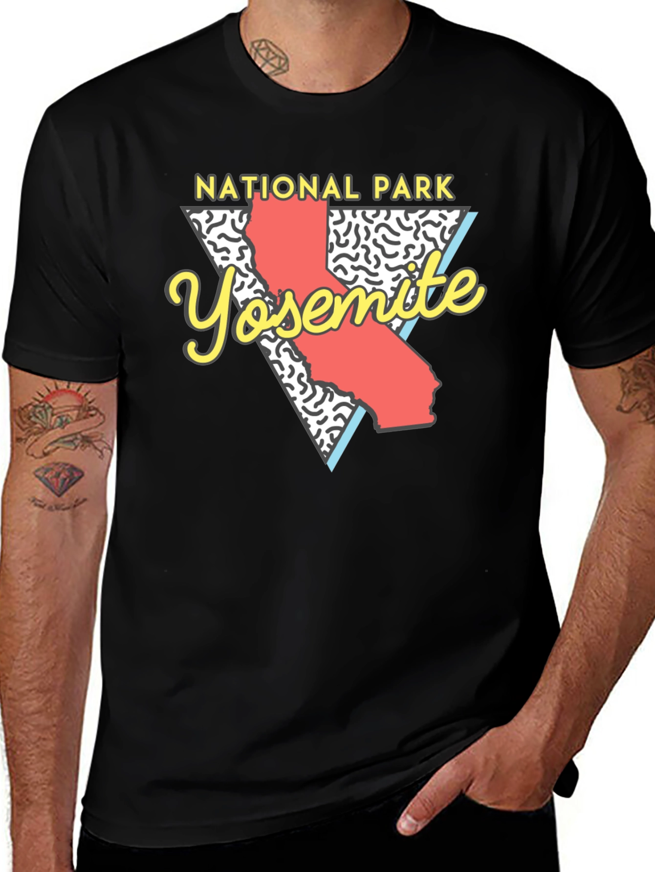 Yosemite National Park Retro T-Shirt