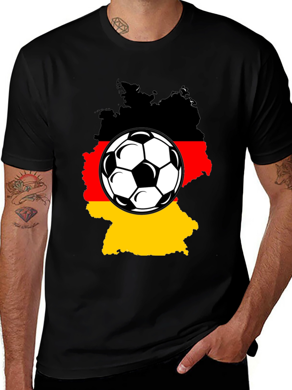 Germany Flag Soccer T-Shirt