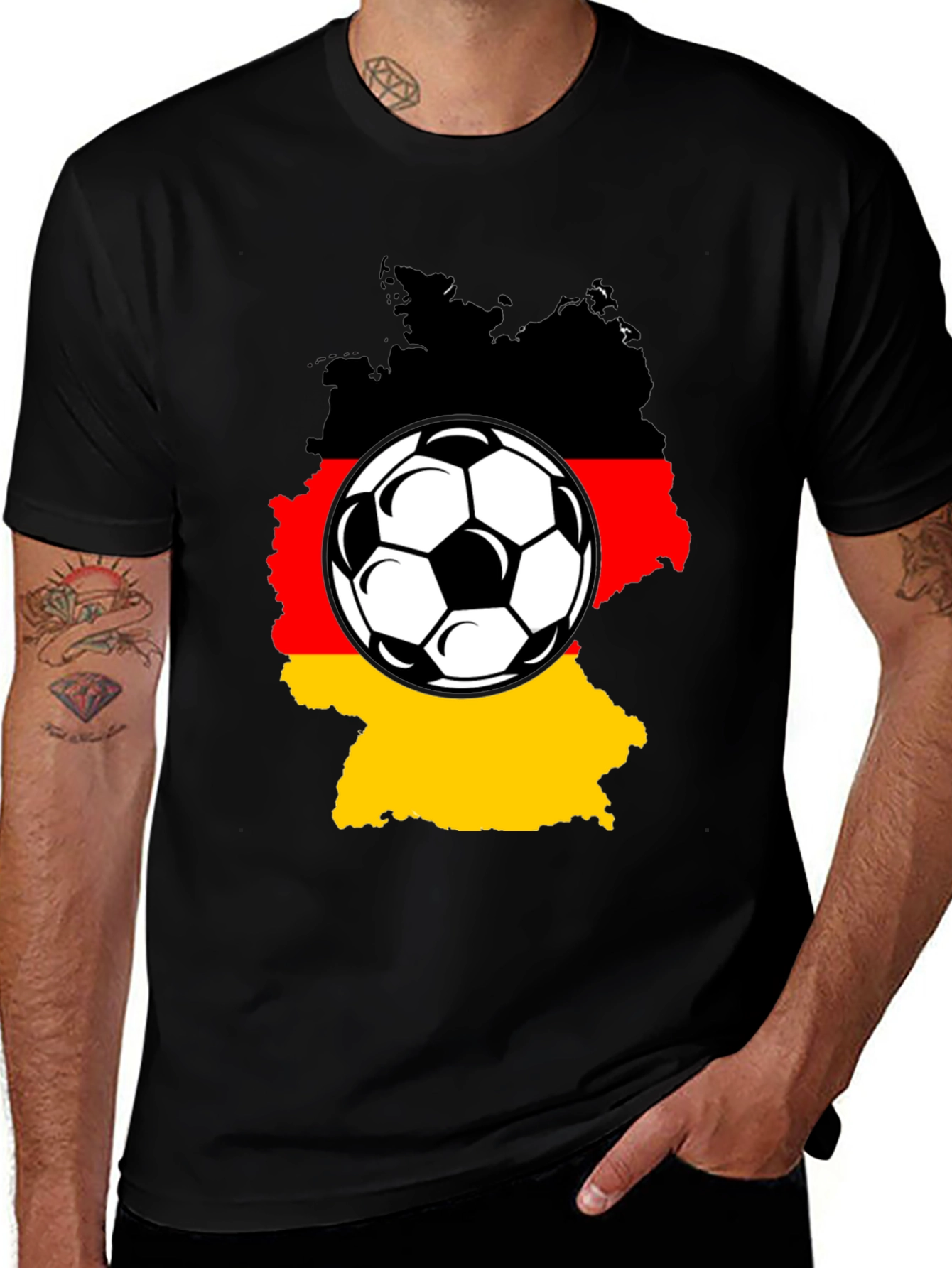 Germany Flag Soccer T-Shirt