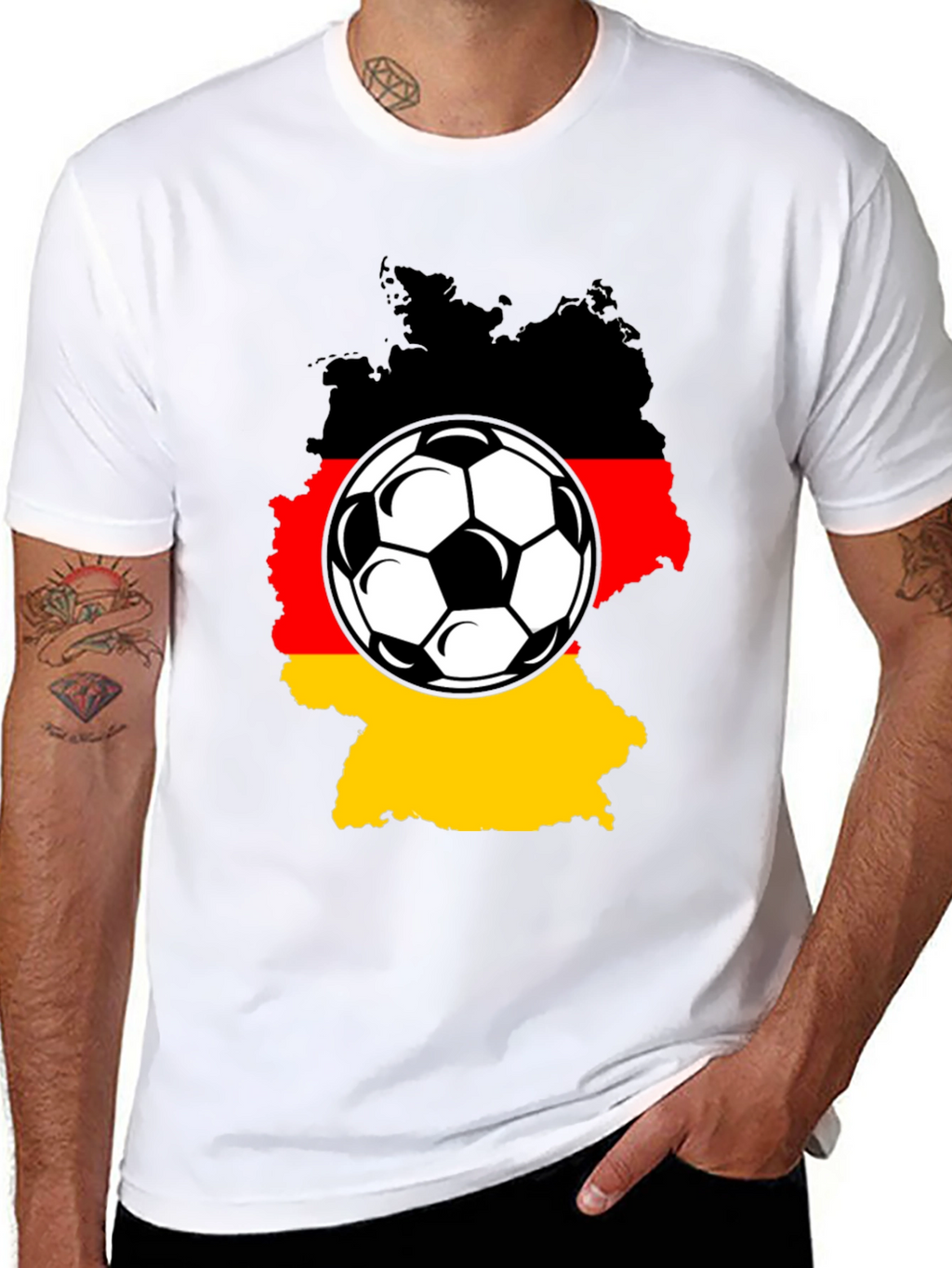 Germany Flag Soccer T-Shirt