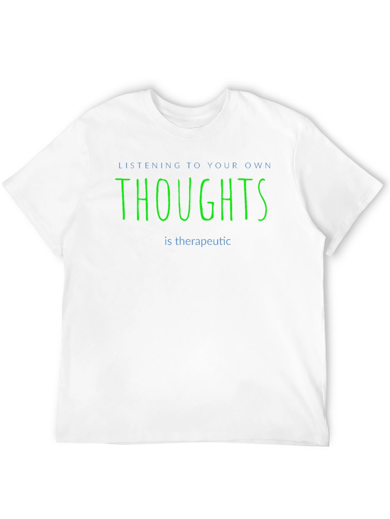 Therapeutic Thoughts Graphic T-Shirt - Black