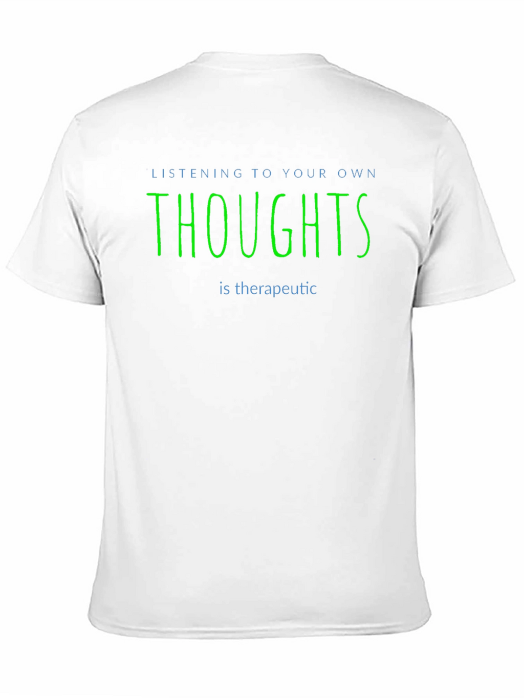 Therapeutic Thoughts Graphic T-Shirt - Black