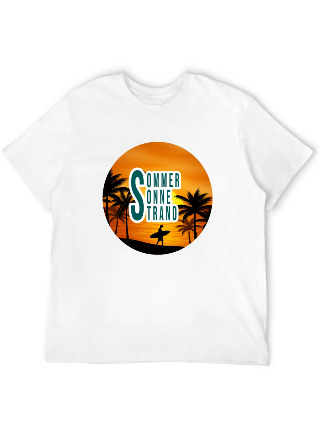 Summer Beach Graphic T-Shirt