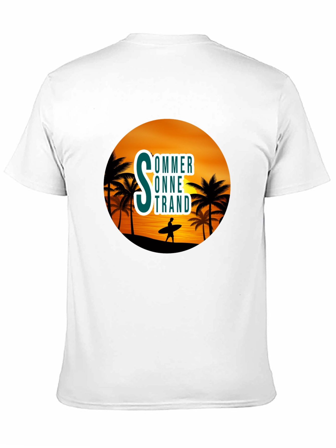 Summer Beach Graphic T-Shirt
