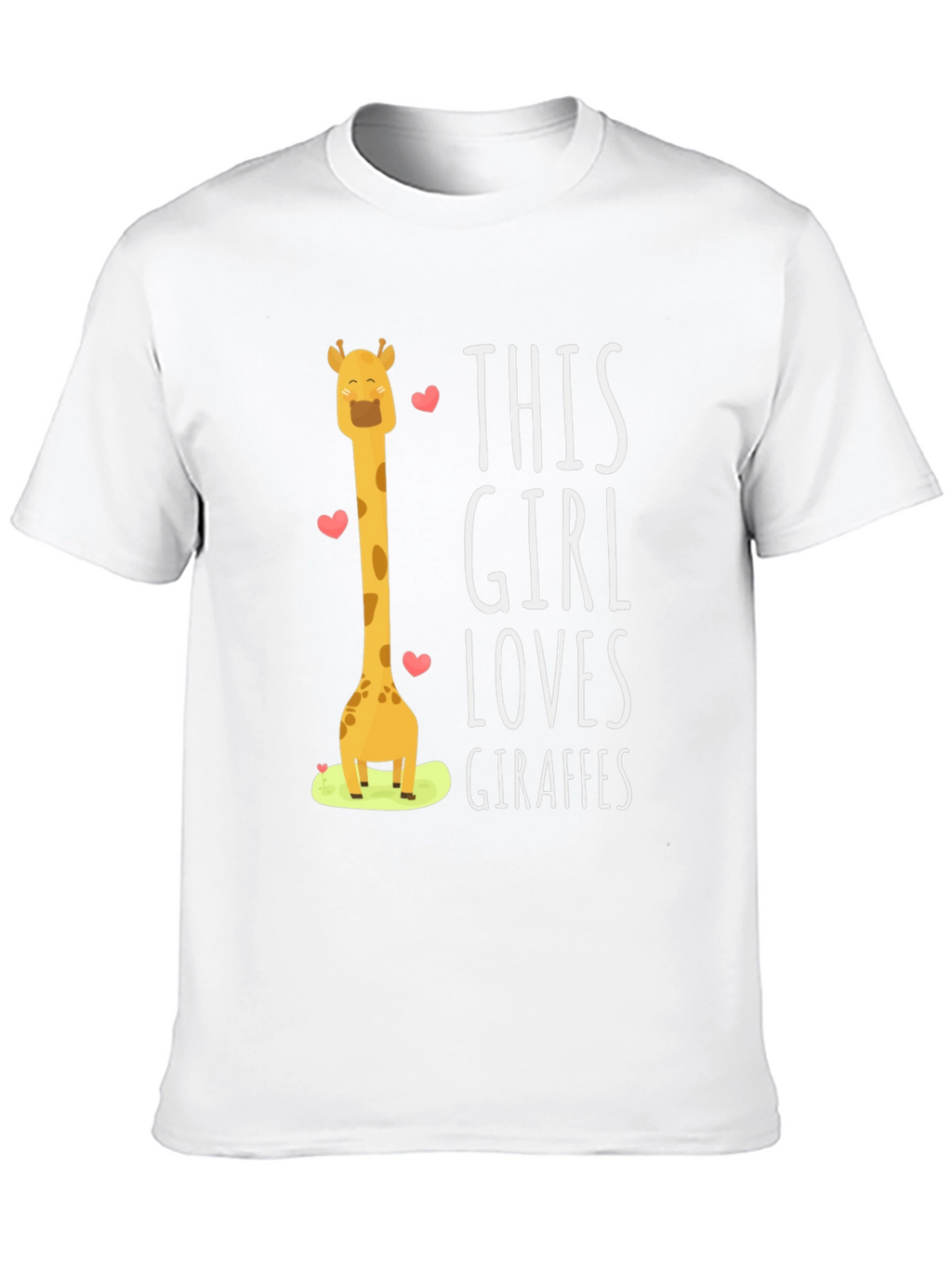 Giraffe Lover Black T-Shirt