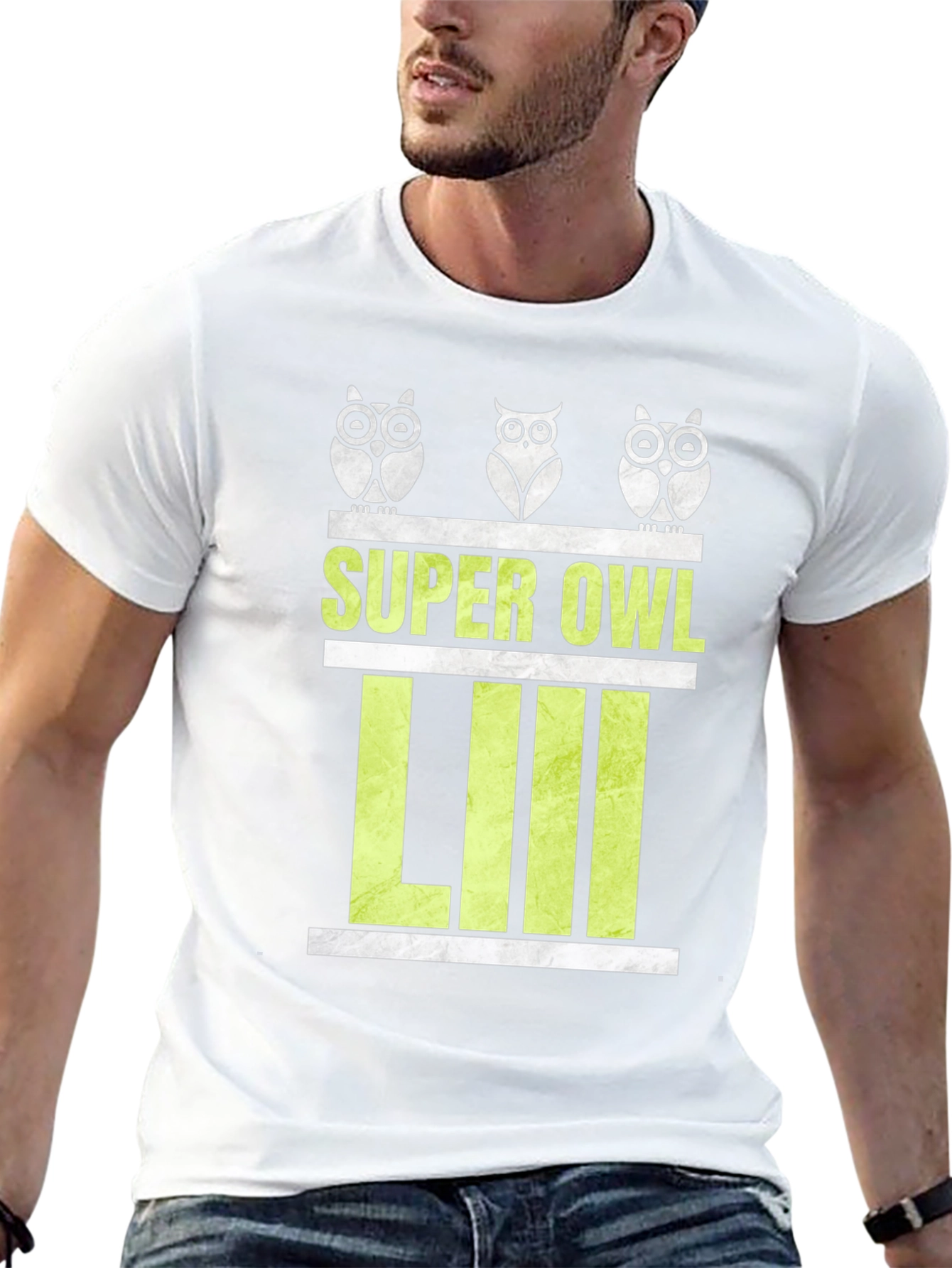 Super Owl LIII Black Graphic Tee