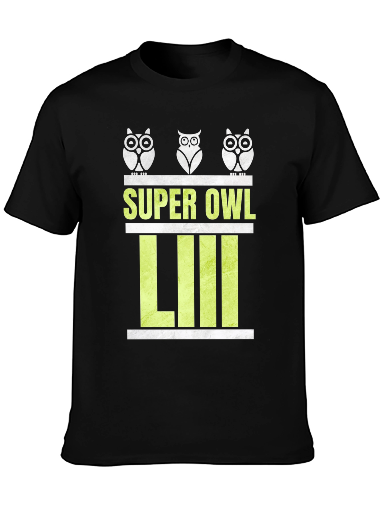 Super Owl LIII Black Graphic Tee