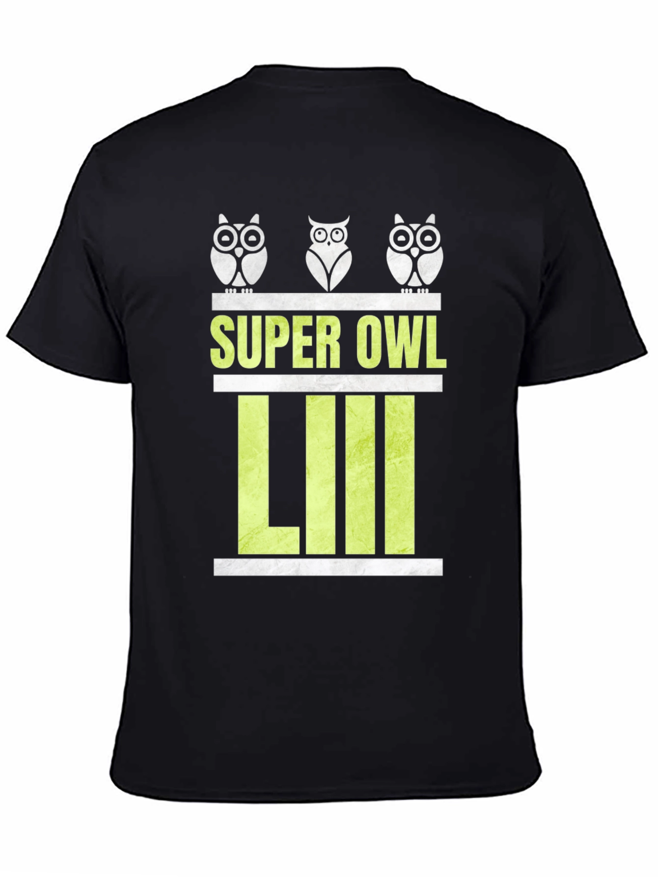 Super Owl LIII Black Graphic Tee