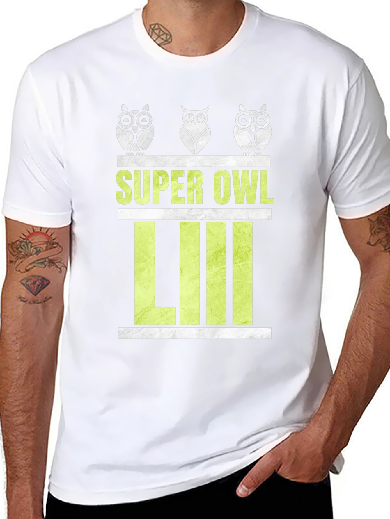 Super Owl LIII Black Graphic Tee