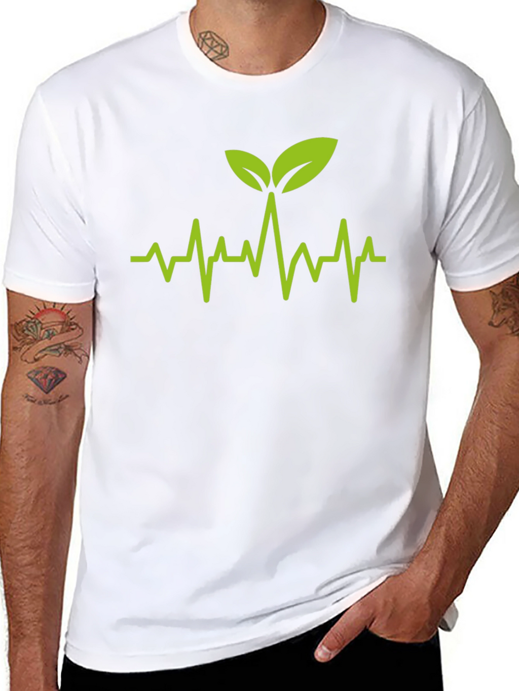 Eco Heartbeat Tee - Nature Lovers Shirt