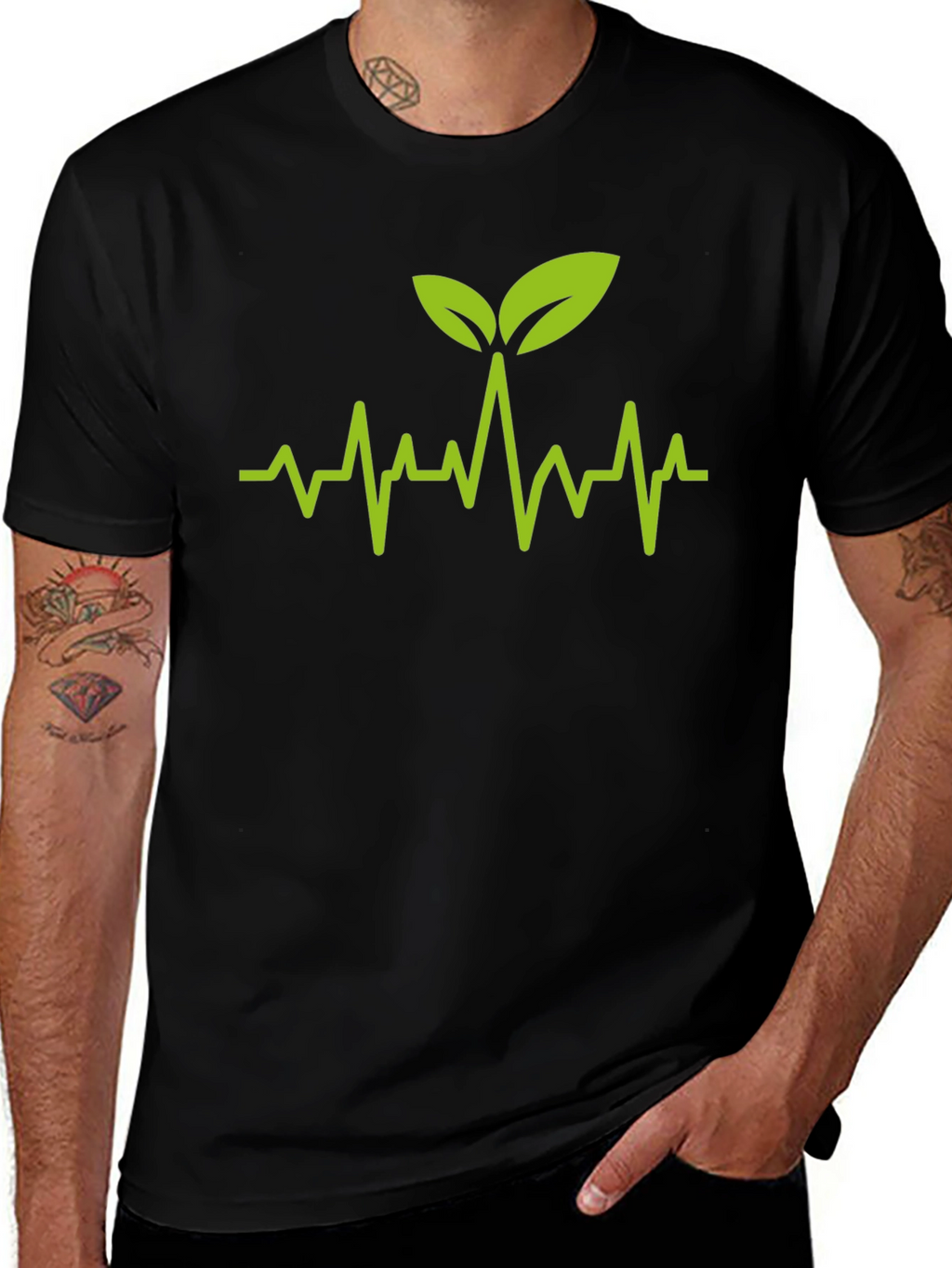 Eco Heartbeat Tee - Nature Lovers Shirt