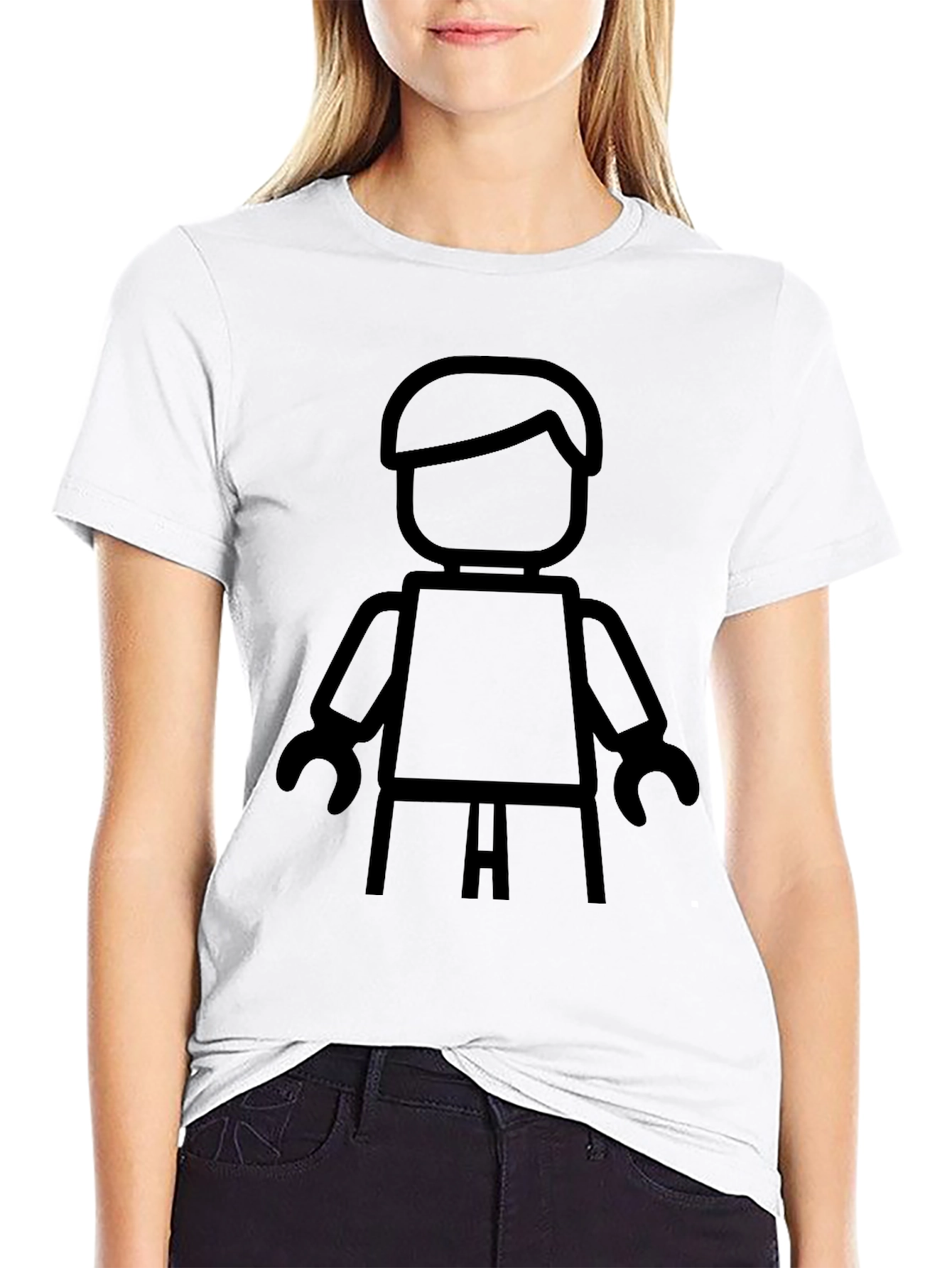 Lego Minifigure Graphic Tee - Classic Black T-Shirt