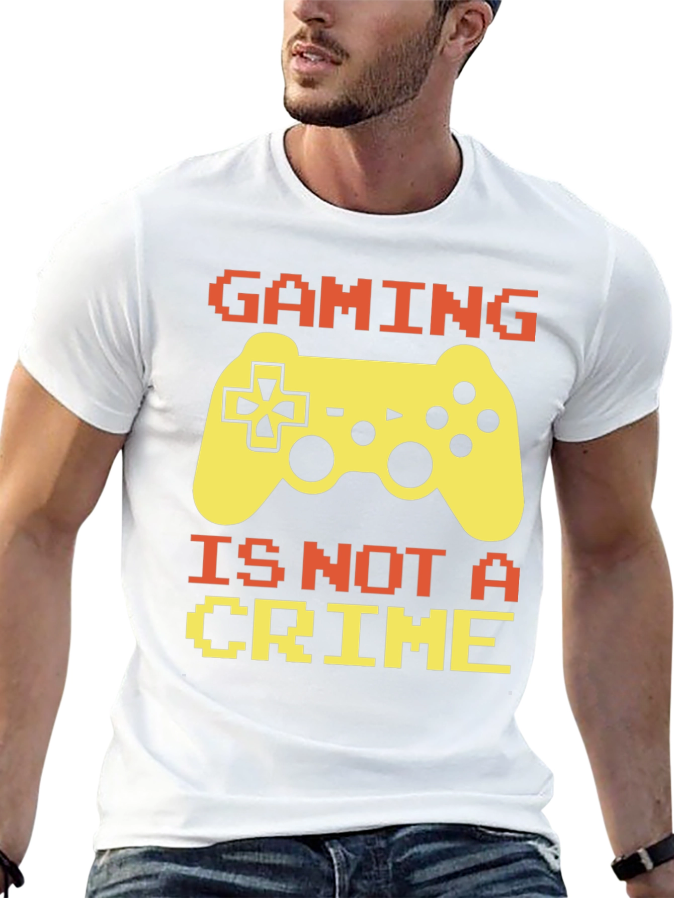 Gaming is Not A Crime T-Shirt - Gamer Tee