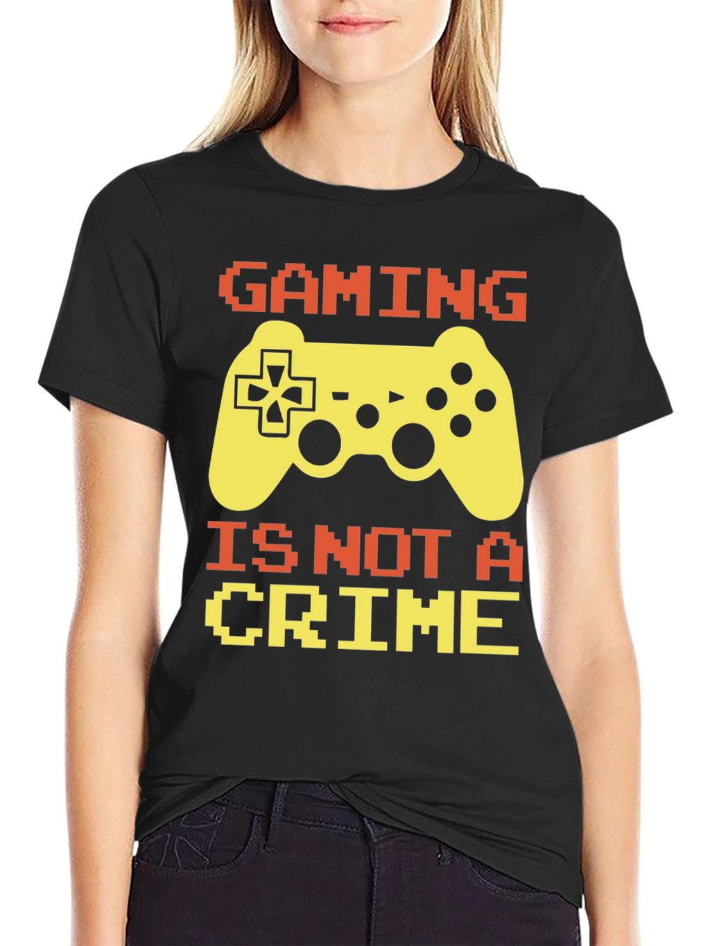 Gaming is Not A Crime T-Shirt - Gamer Tee