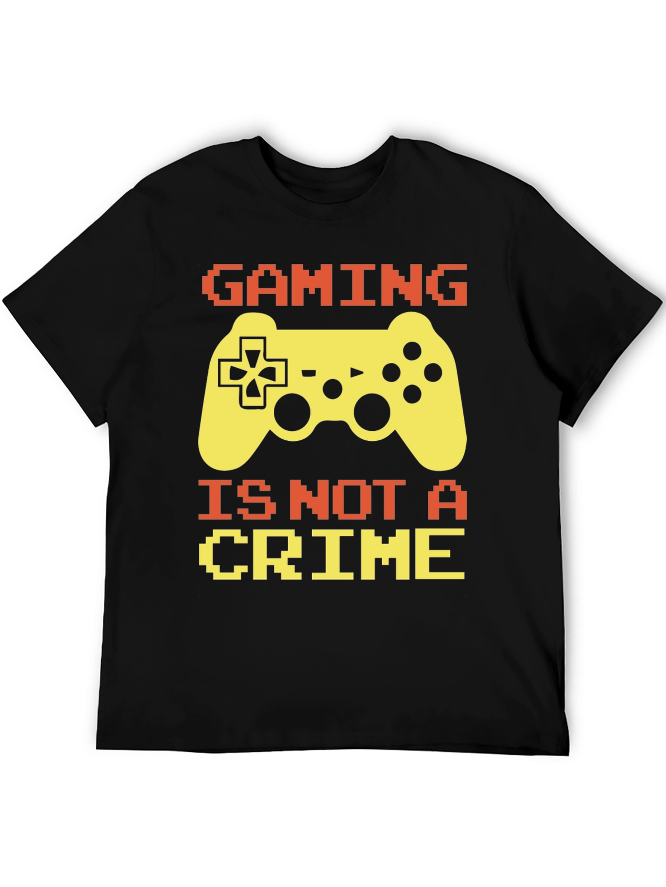 Gaming is Not A Crime T-Shirt - Gamer Tee