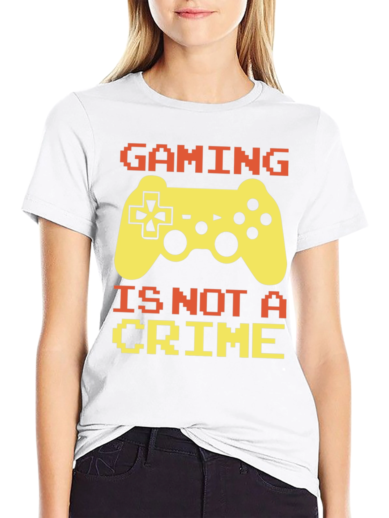 Gaming is Not A Crime T-Shirt - Gamer Tee