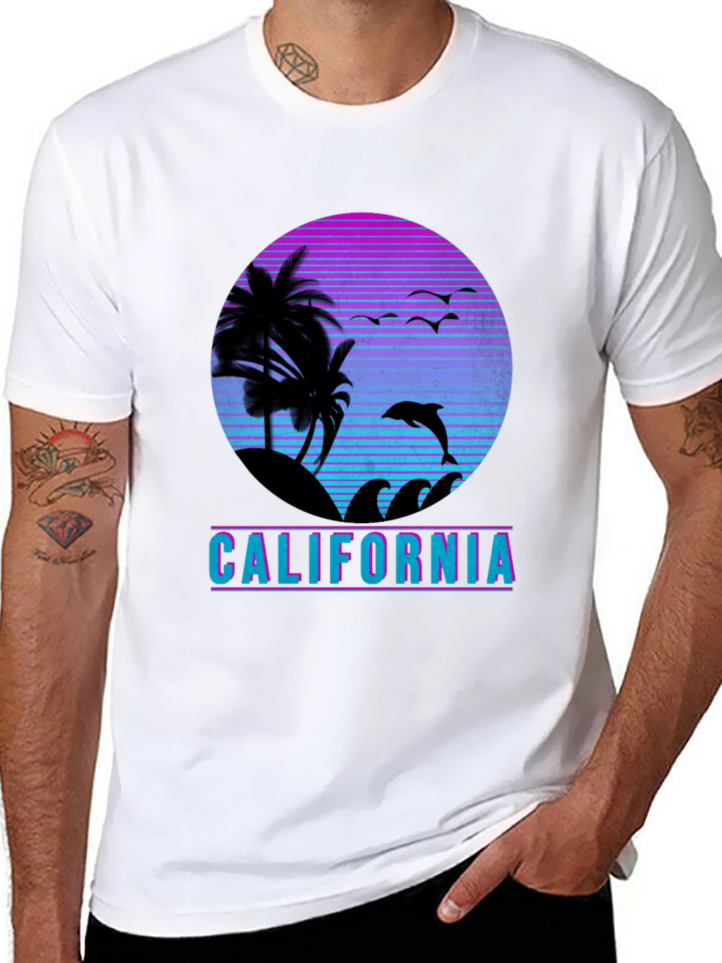 Retro California Beach T-Shirt