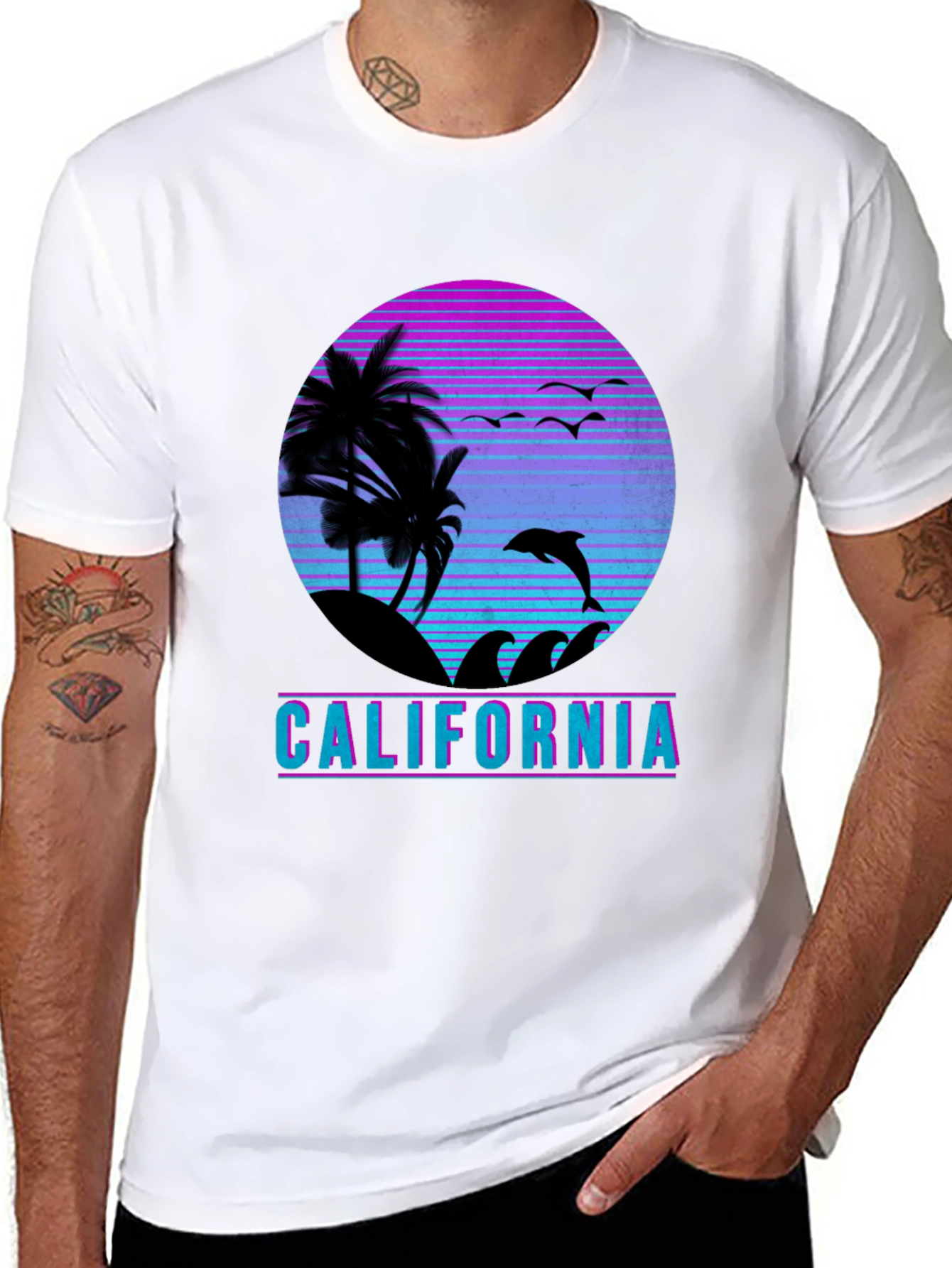 Retro California Beach T-Shirt