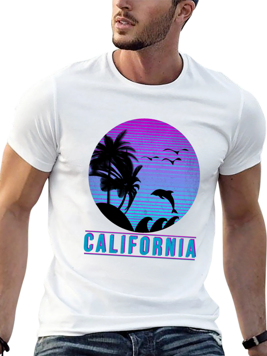 Retro California Beach T-Shirt
