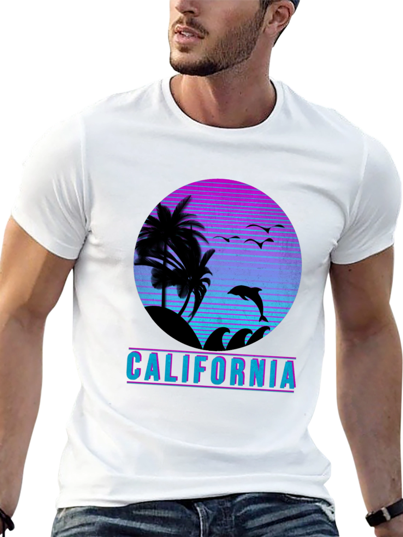 Retro California Beach T-Shirt