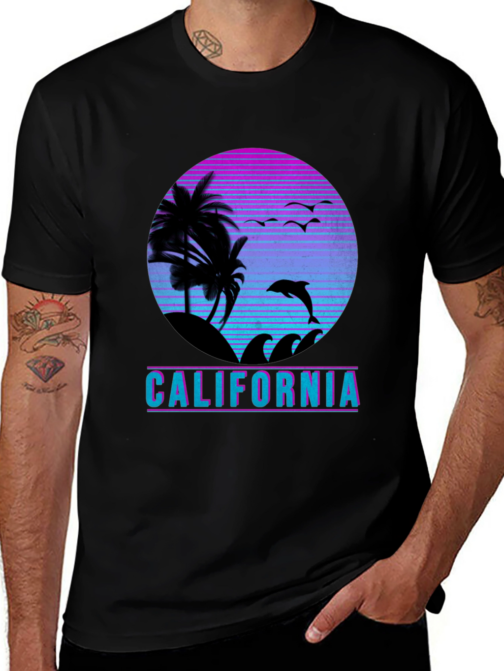 Retro California Beach T-Shirt