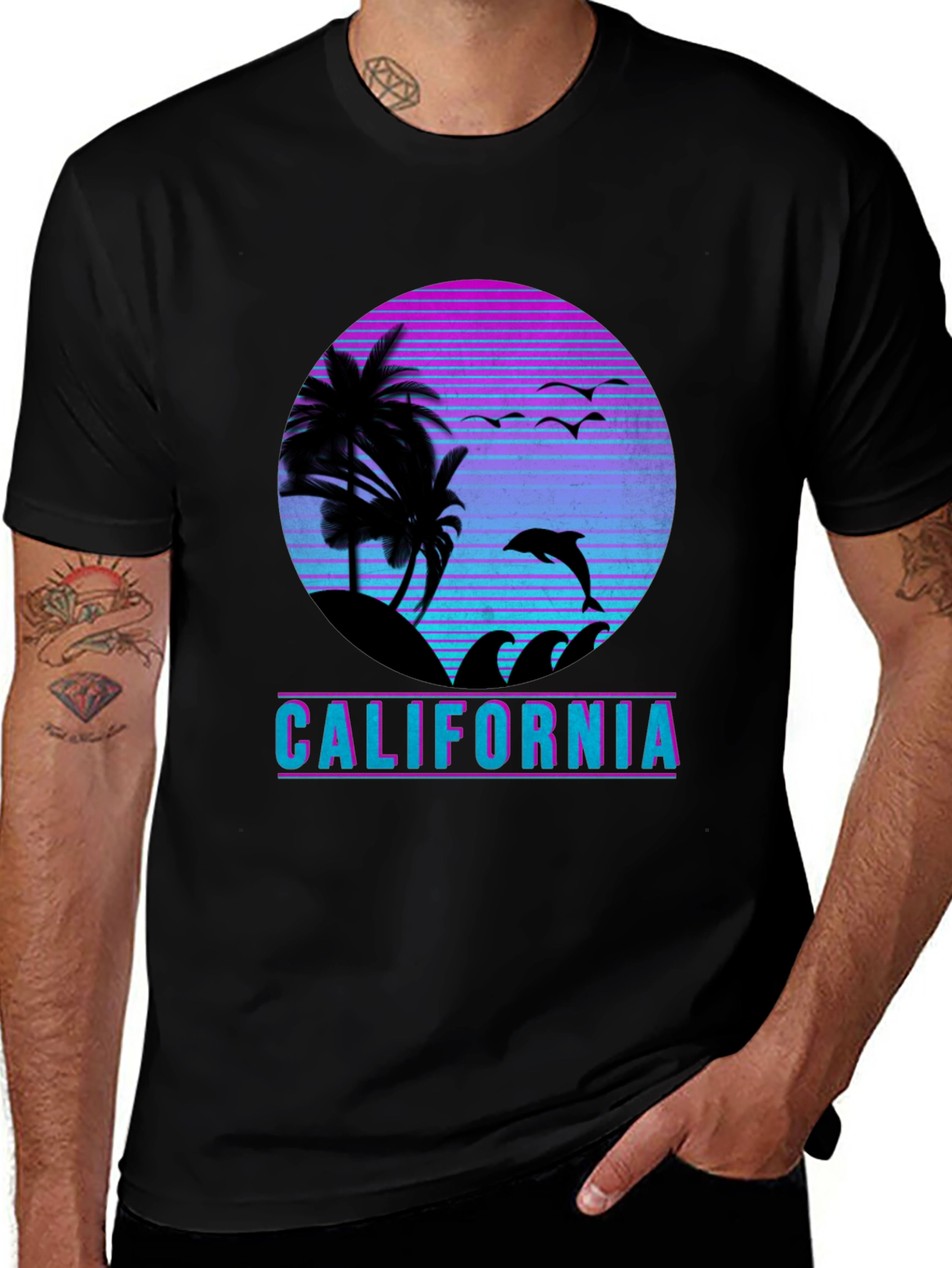 Retro California Beach T-Shirt