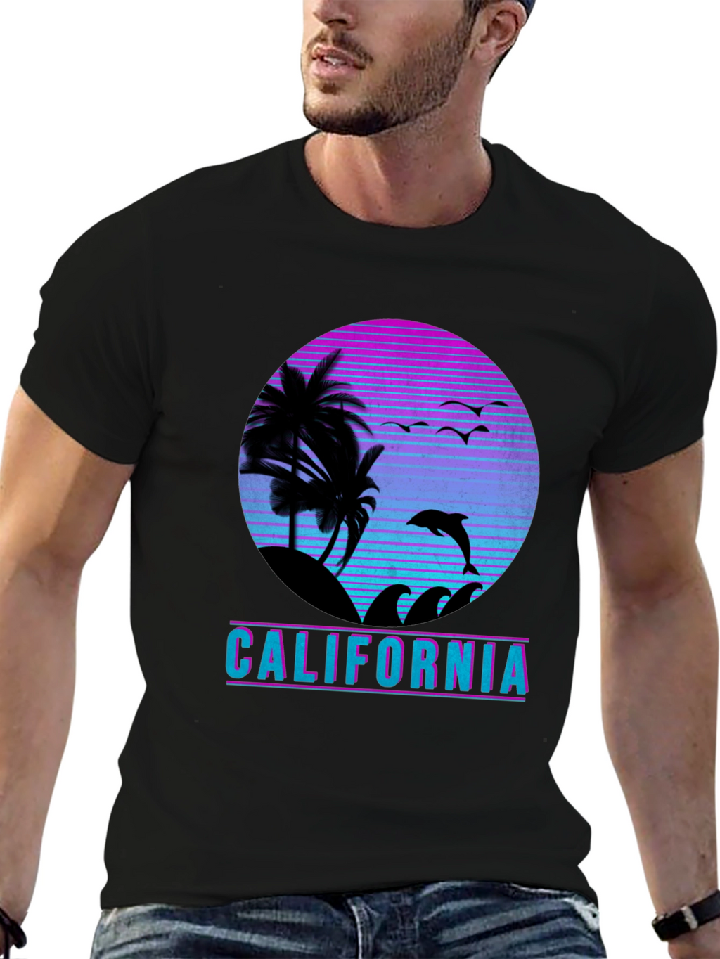 Retro California Beach T-Shirt