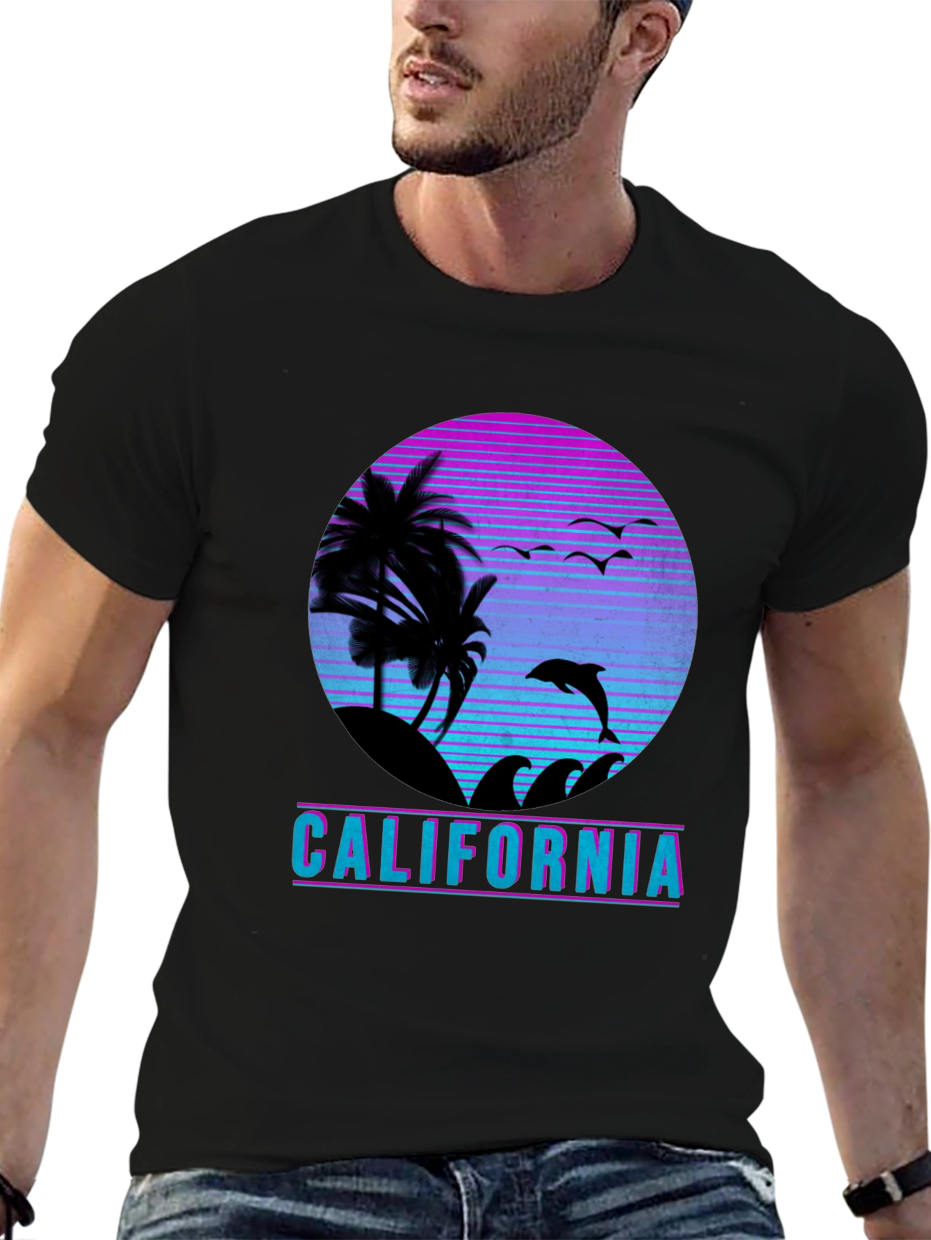 Retro California Beach T-Shirt