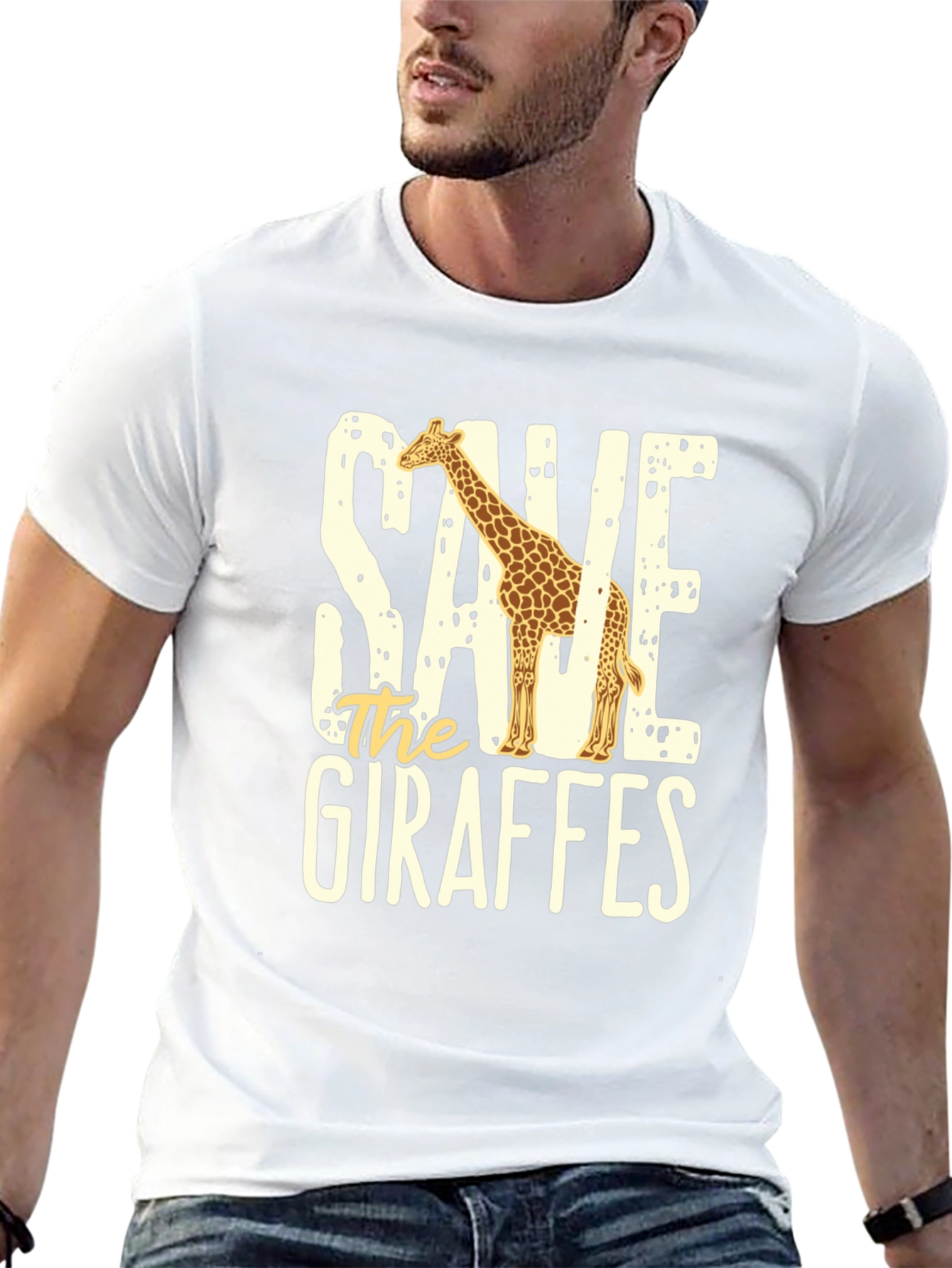 Save the Giraffes Graphic Tee