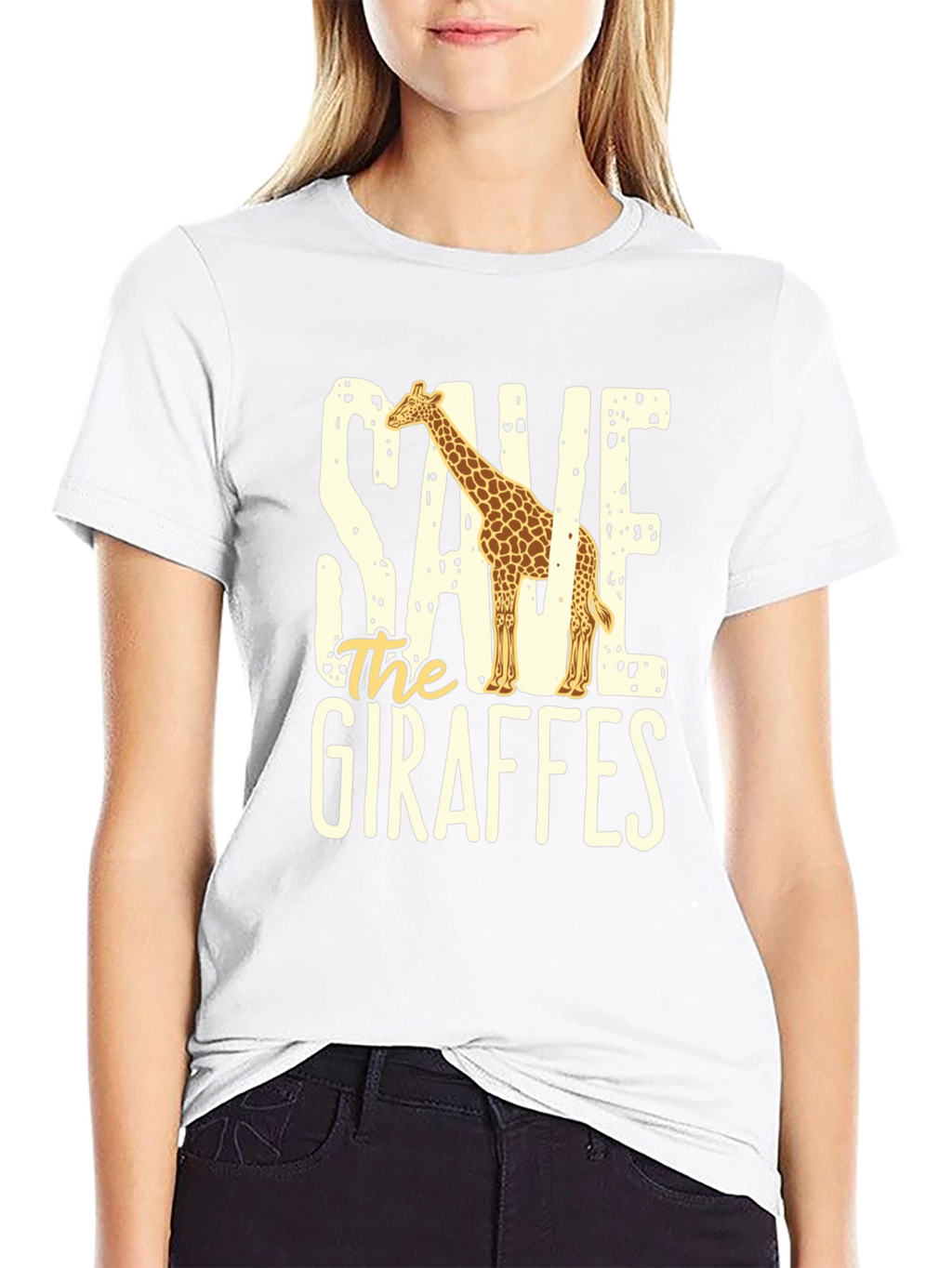 Save the Giraffes Graphic Tee