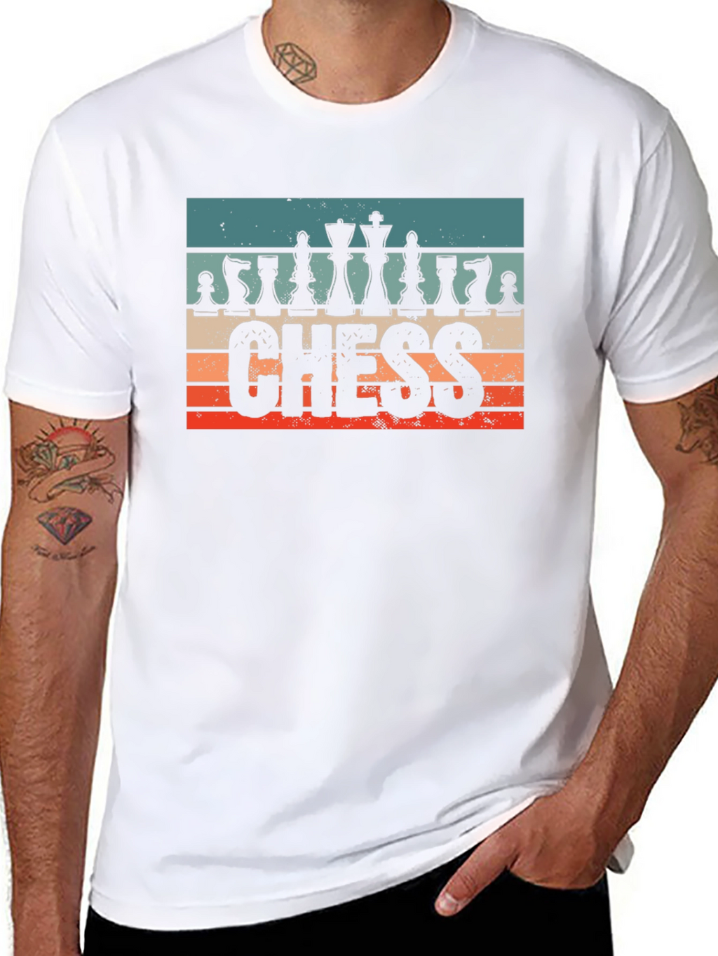 Retro Chess Graphic Tee