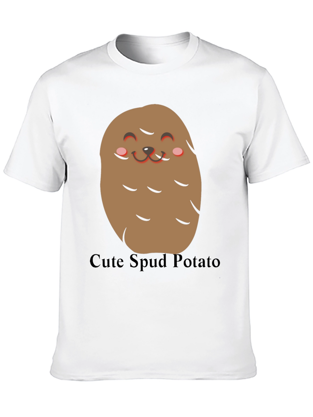 Cute Spud Potato T-Shirt - Funny Food Tee