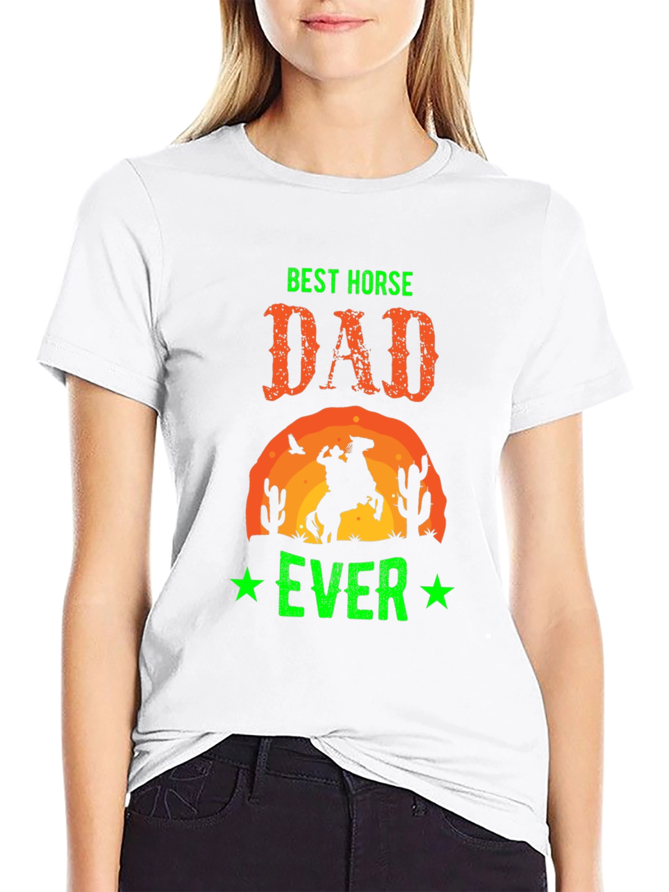 Best Horse Dad Ever Graphic T-Shirt