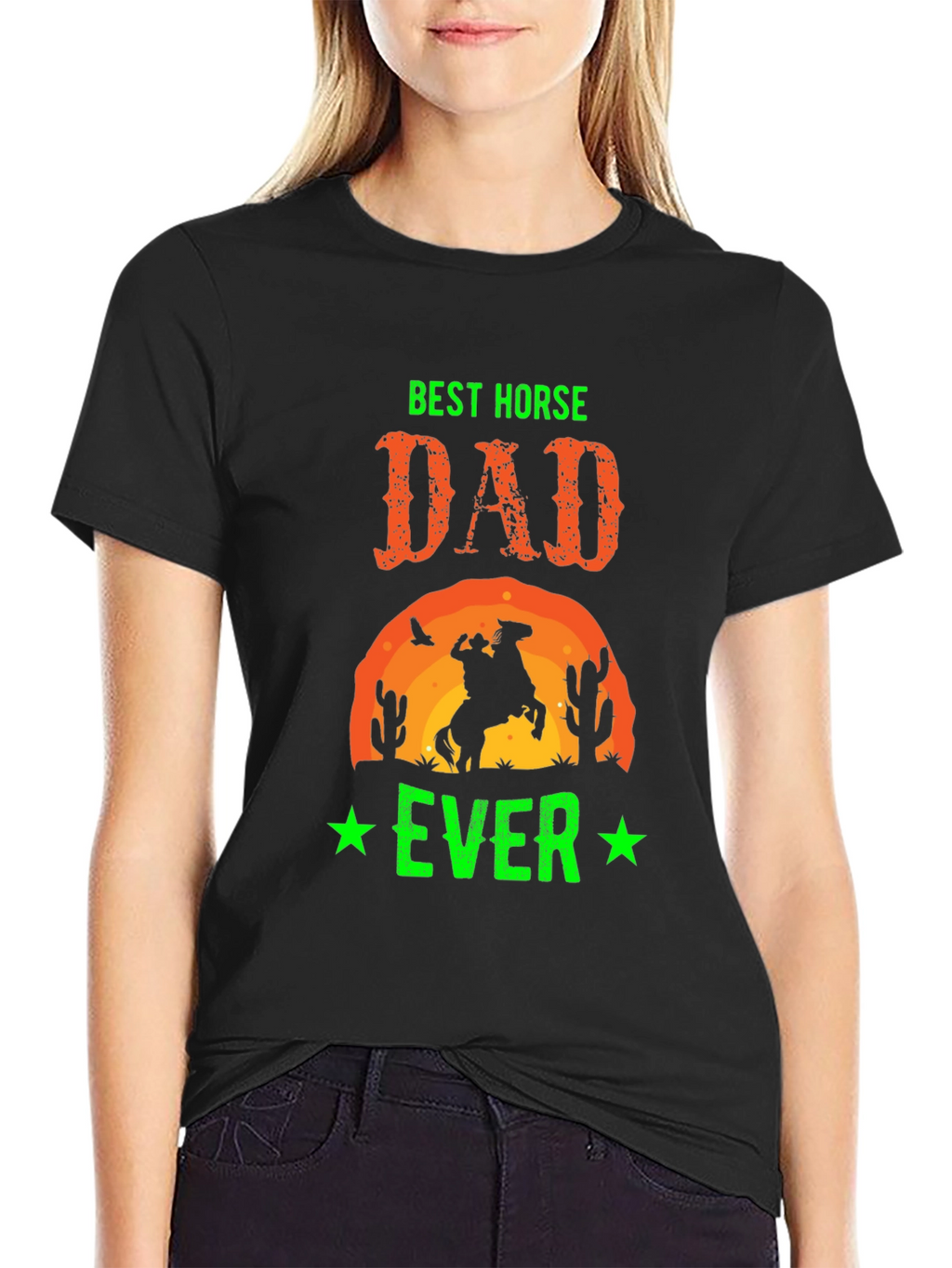 Best Horse Dad Ever Graphic T-Shirt