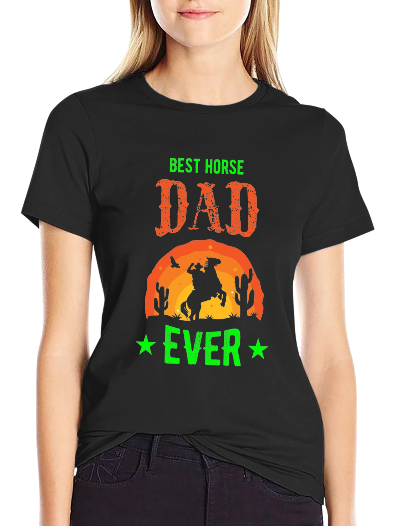 Best Horse Dad Ever Graphic T-Shirt