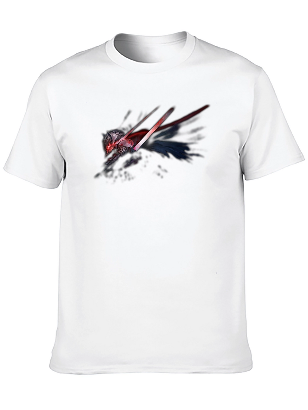 Sci-Fi Warrior Graphic Black T-Shirt