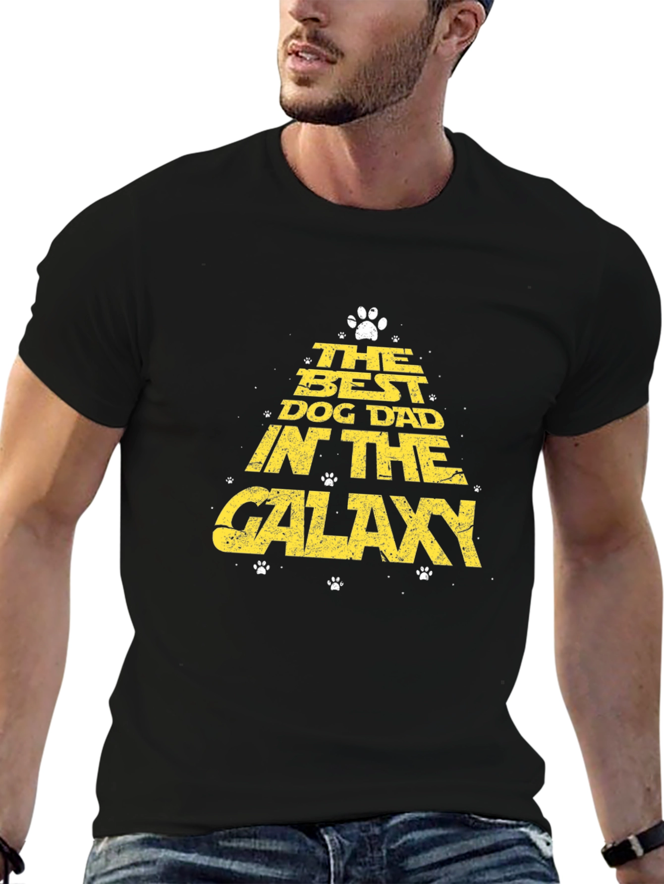 Best Dog Dad in the Galaxy T-Shirt