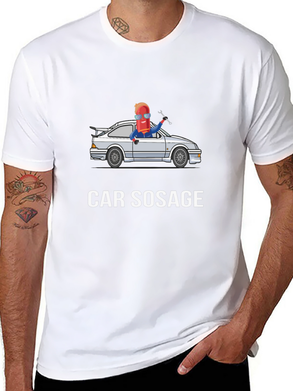 Car Sausage Graphic Tee