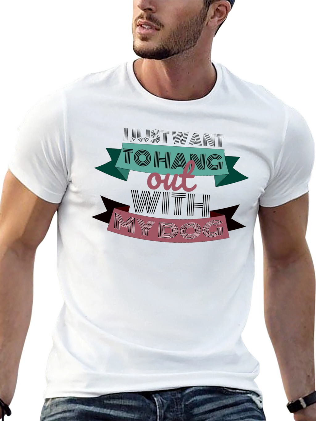 Just Want To Hang Out With My Dog T-Shirt