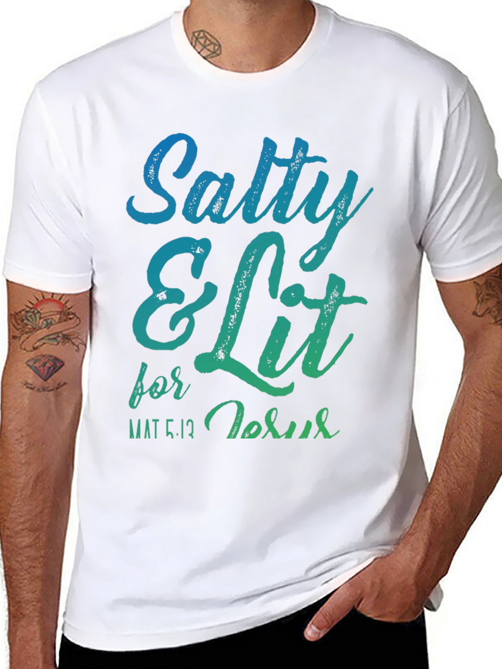Salty & Lit T-Shirt - Christian Inspired Design