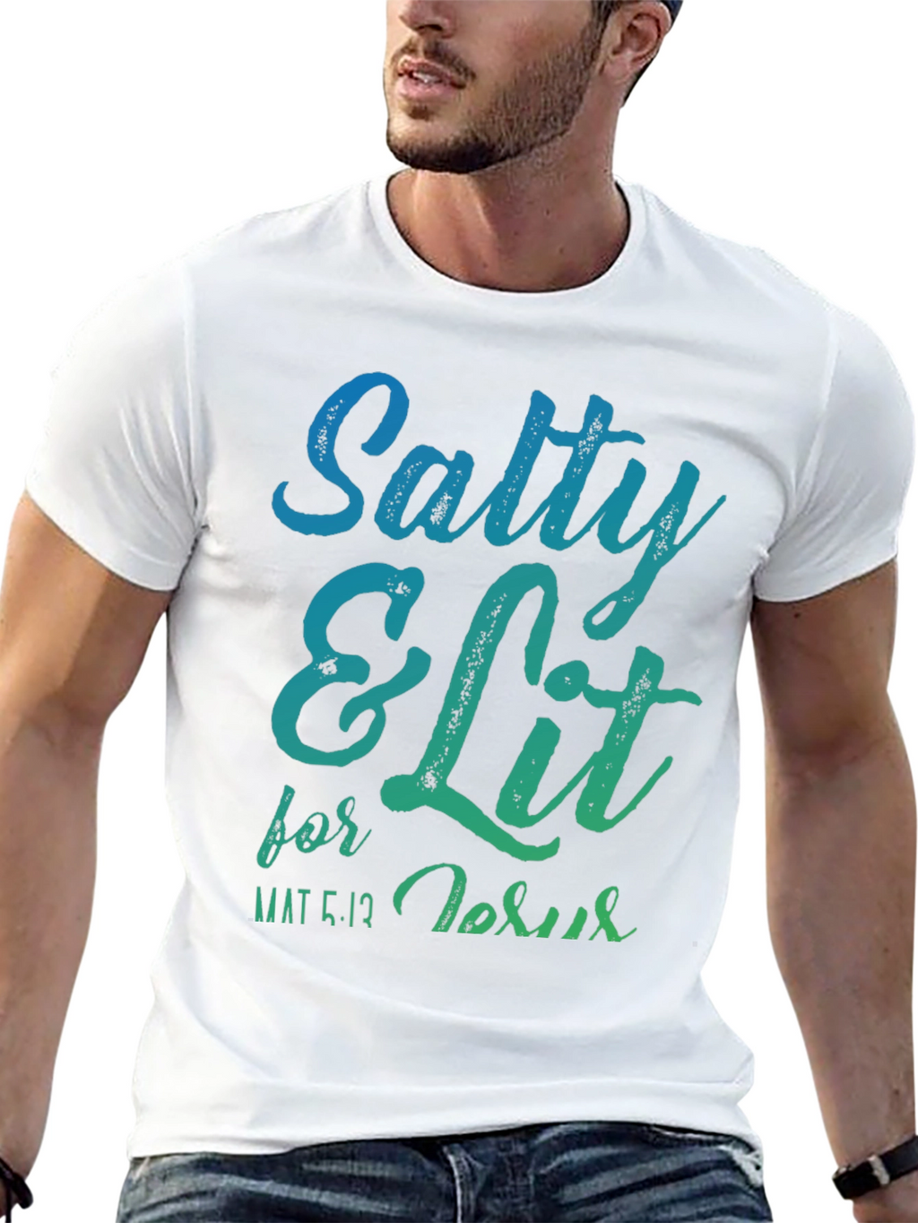 Salty & Lit T-Shirt - Christian Inspired Design