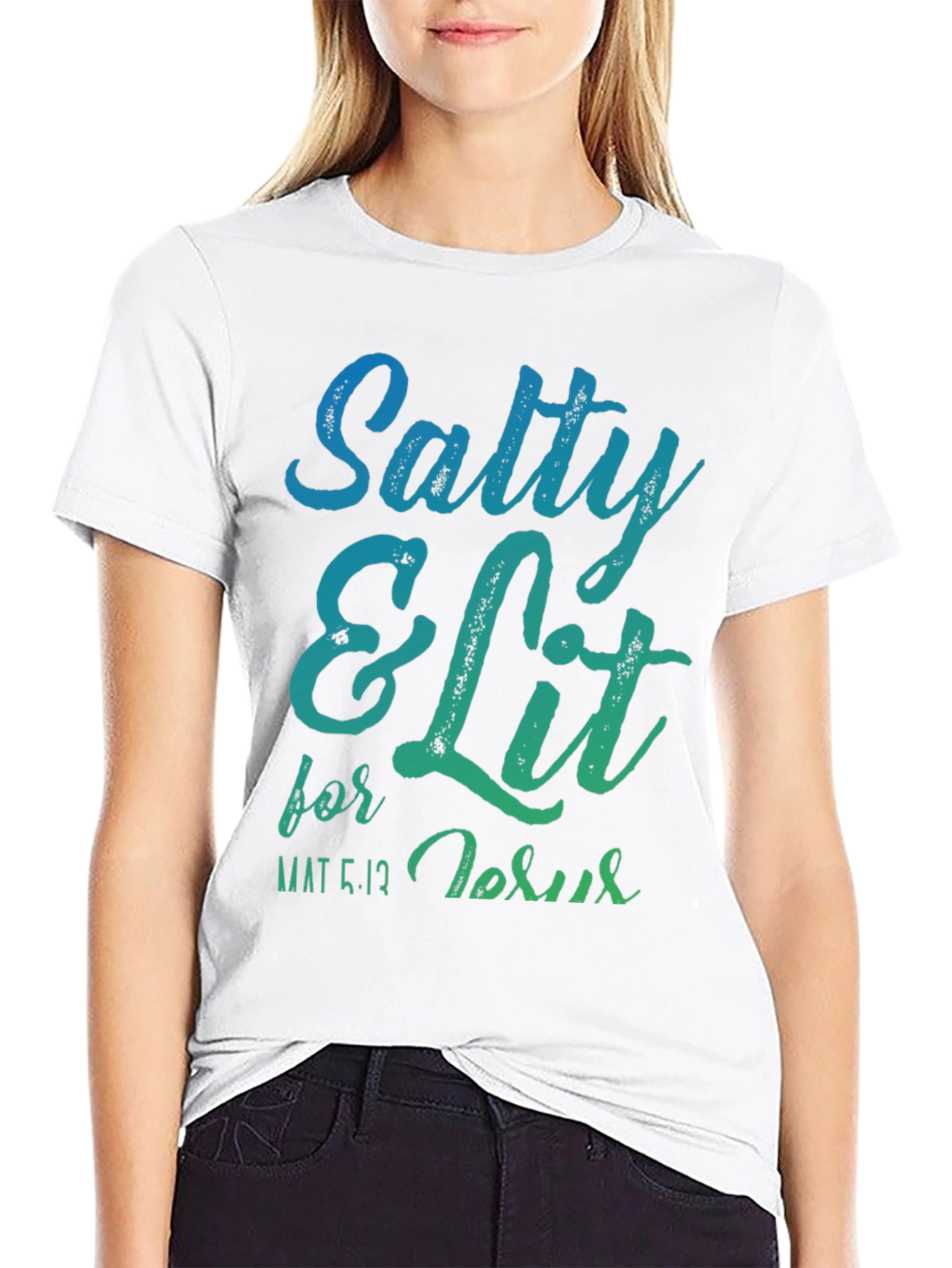 Salty & Lit T-Shirt - Christian Inspired Design
