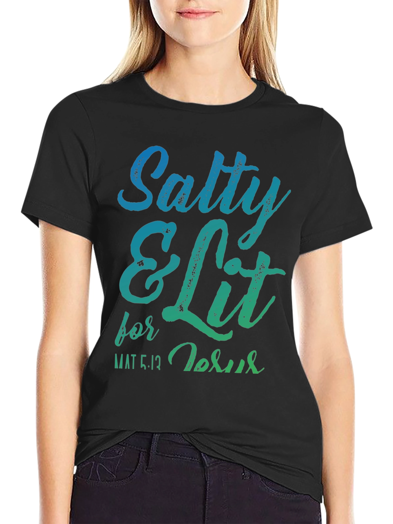Salty & Lit T-Shirt - Christian Inspired Design