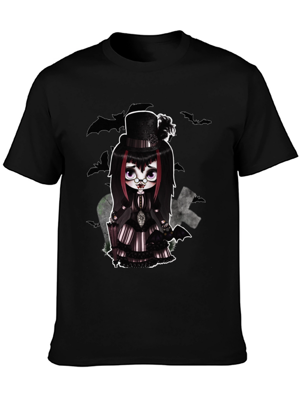 Gothic Doll T-Shirt - Creepy Cute Style