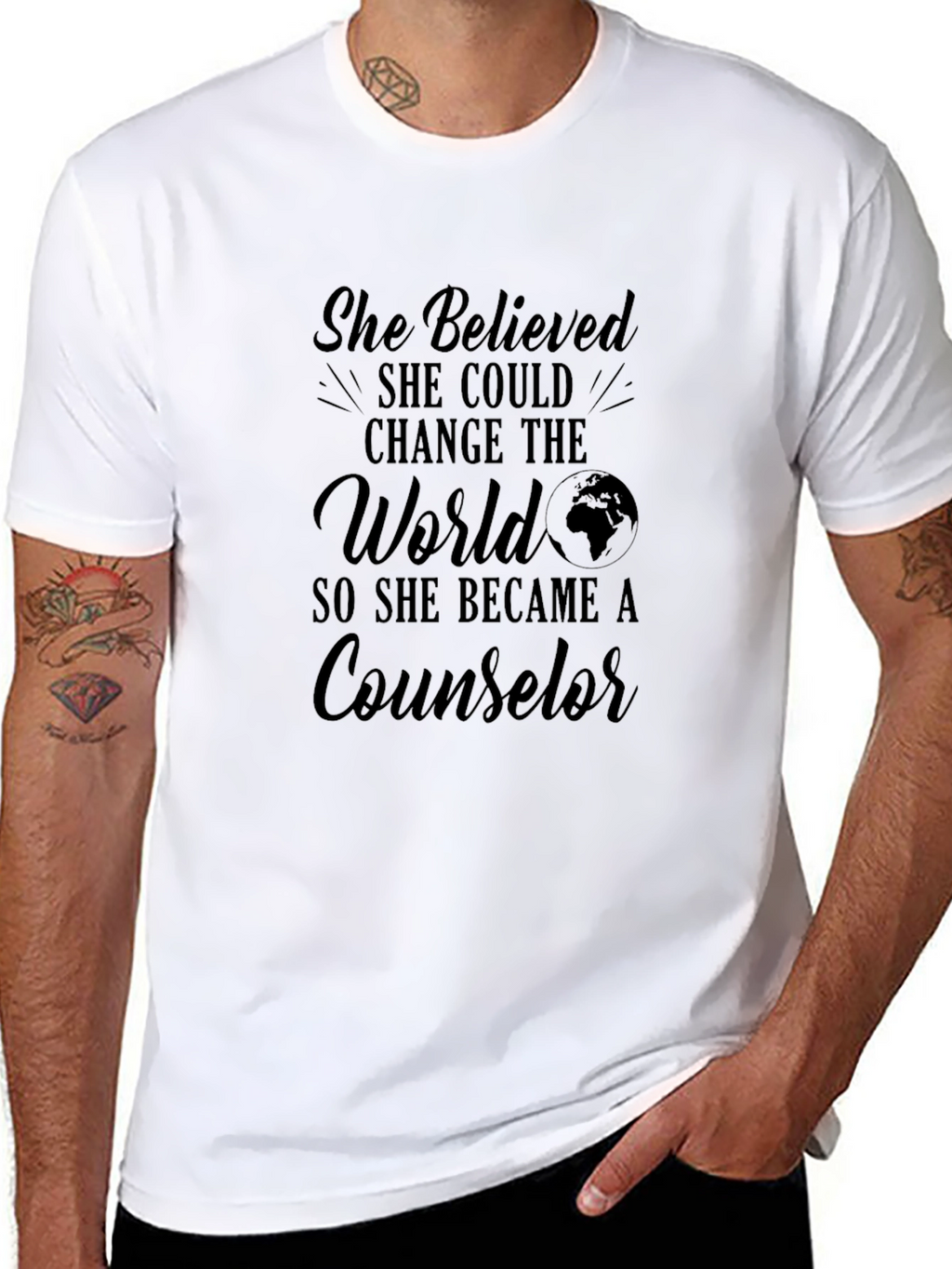 Counselor Empowerment Black T-Shirt