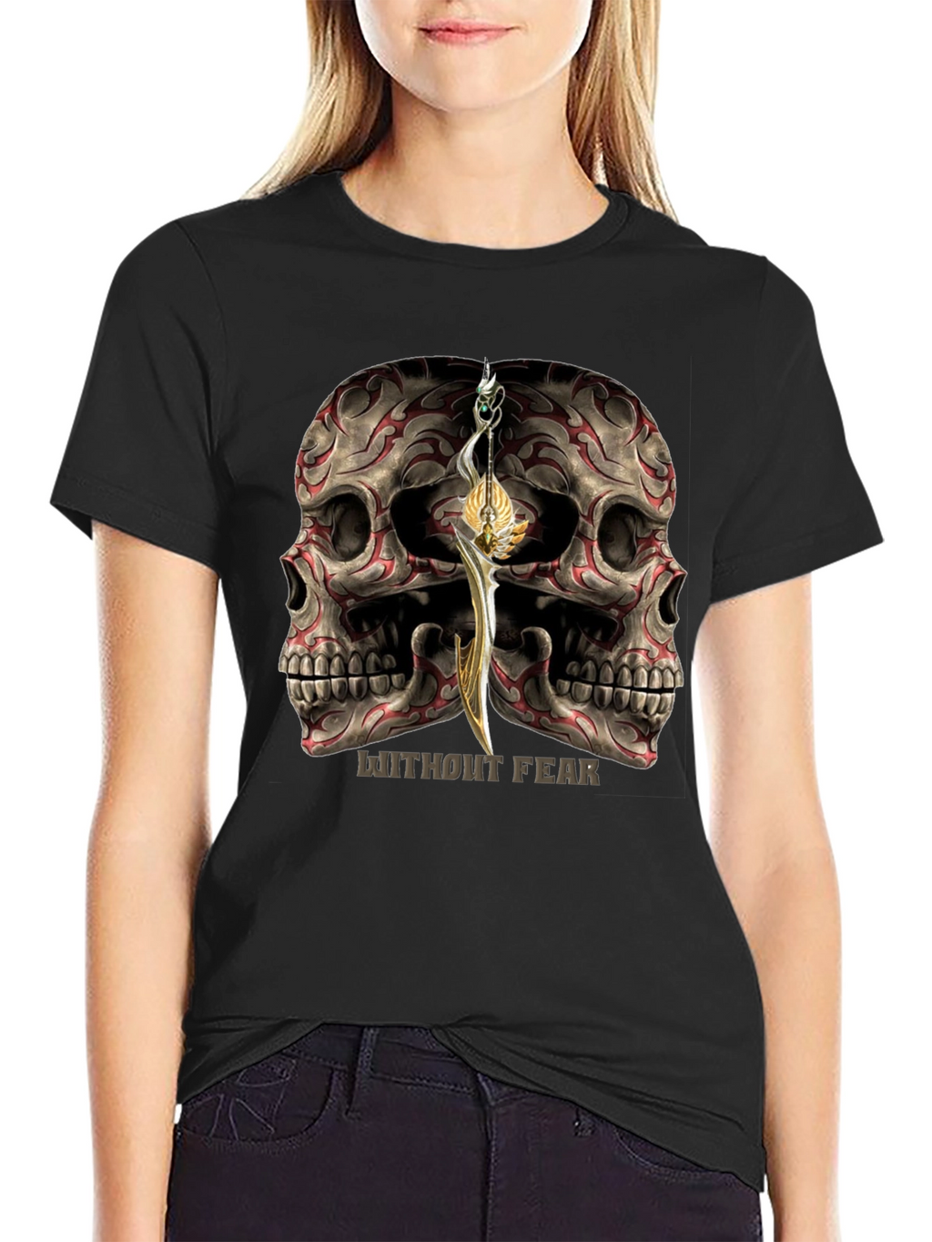 Skull Sword Graphic T-Shirt