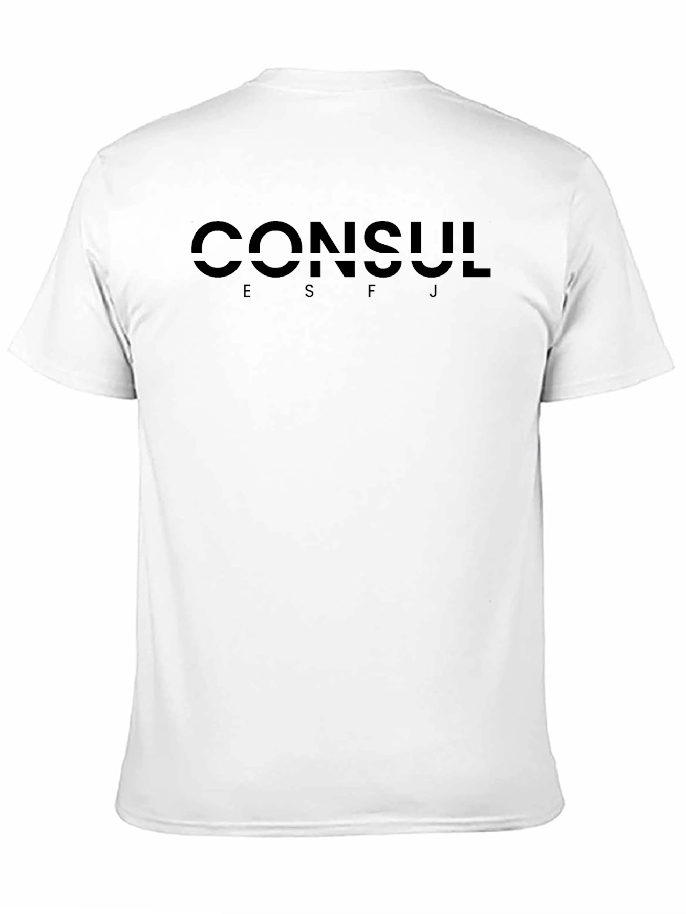 Consul ESFJ Black Tee - MBTI Personality T-Shirt